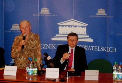 Dr. Wanda Półtawska , Z-ca RPO Stanisław Trociuk 23.04.2010